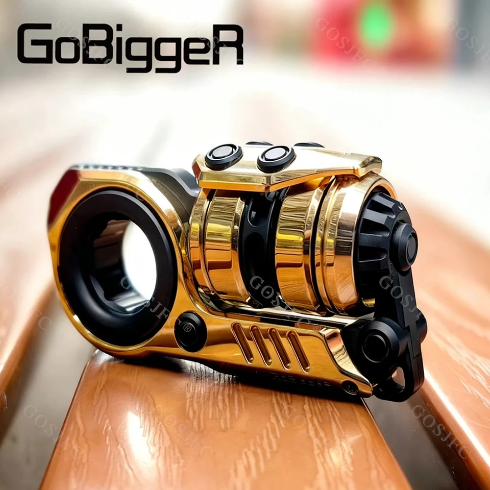 GoBiggeR チタン鋼製 ゴールデン シニアン フィジェットスライダー 多