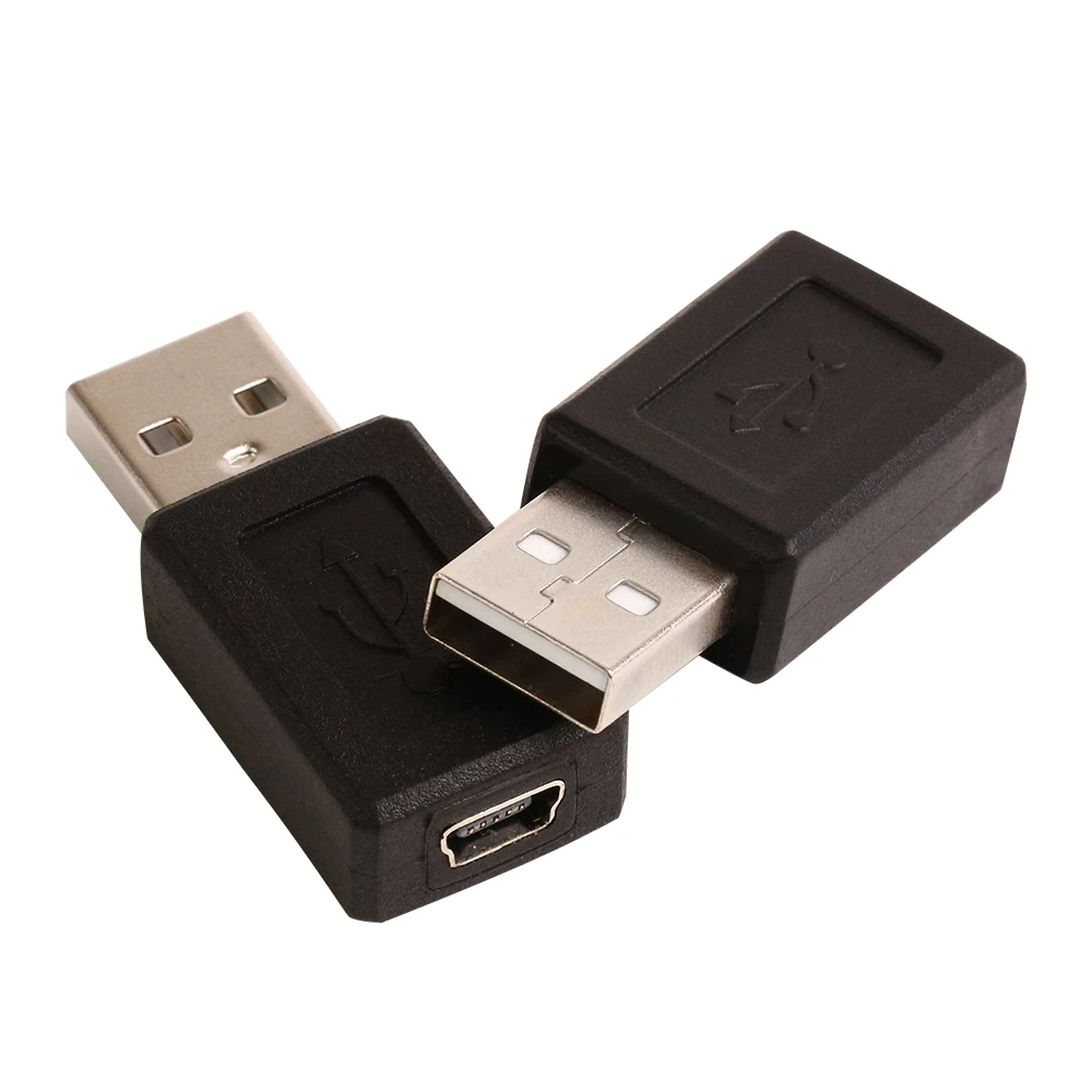 USB 2.0 Type A Male to Mini 5Pin Female Adapter M/F Plug Converter Connector