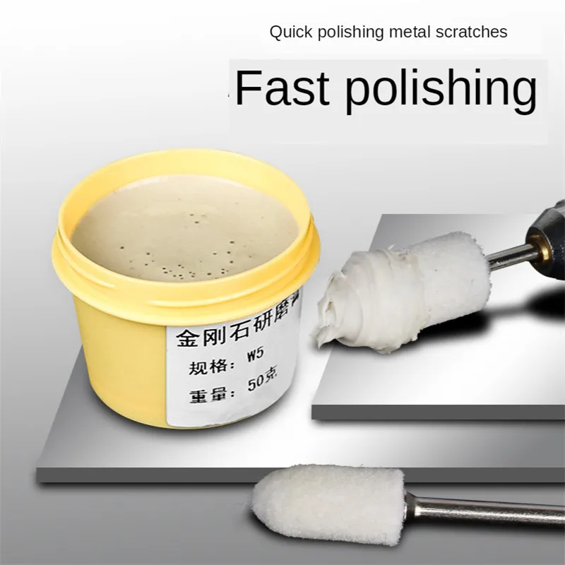 Pâte à polir pour le meulage au diamant, élimine les rayures sur la surface du miroir, le moule en métal, la pâte à polir pour les outils convertibles en métal