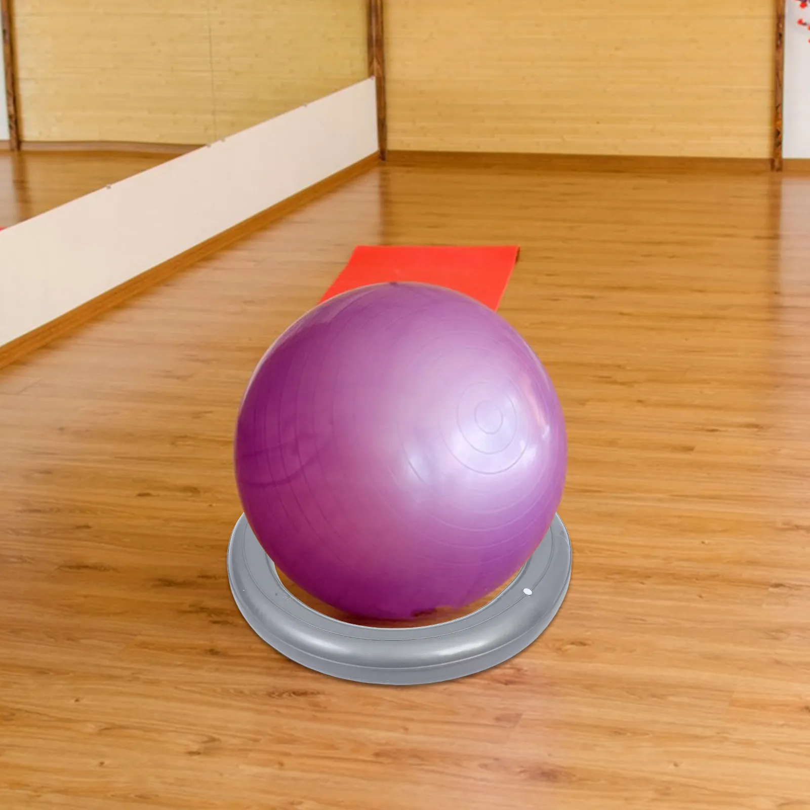 Yoga Ball Base Fixed Ring Explosionproof Stable Holder for Gym Office Fitness Ball Chair Stand Stability Display