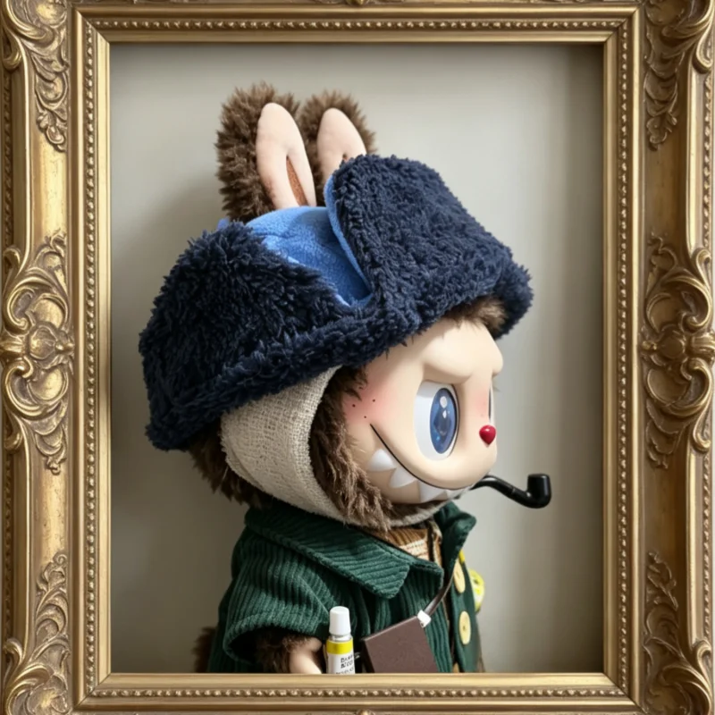 

Комплект одежды для виниловой куклы Labubu Baby Clothes King Black Pirabub 38 см в стиле Ван Гога «Подсолнухи», подарочный набор, ручная работа, индивидуальный дизайн