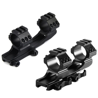 Tactical 25.4mm 30mm Scope Ring Mount Quick Release One Piece Scope Mount 1\