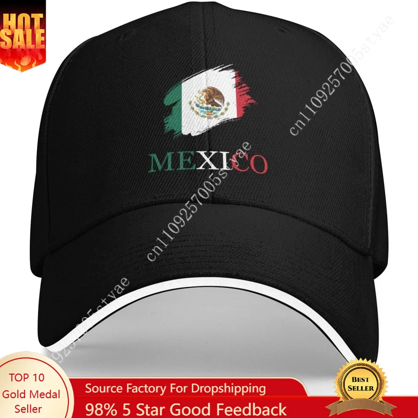

Mexico Flag Mexican hat Man Woman Baseball Cap Fashion Sunhat Adjustable outdoor Dad Hats Trucker Caps Casual Snapback Hat