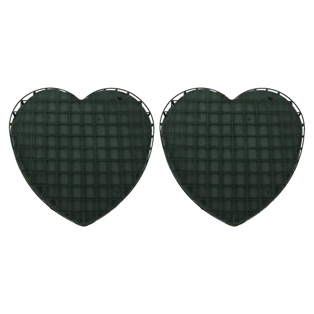 

2pcs Wedding Car Flower Decorations Heart-Shaped Floral Mud Suction Base Valentine Bridal Cars Car Dashboard Ornament Flower