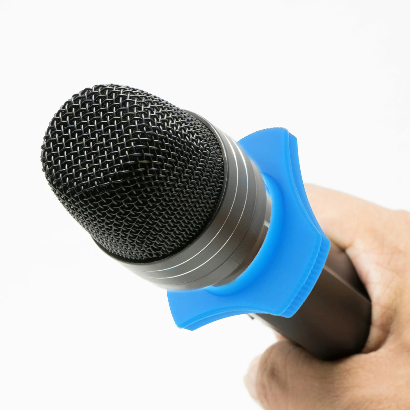 

4pcs Microphone Anti-Slip Rings Silicone Triangle Grip For Handheld Mic Anti-Roll Protection Replacement Dj Equipment