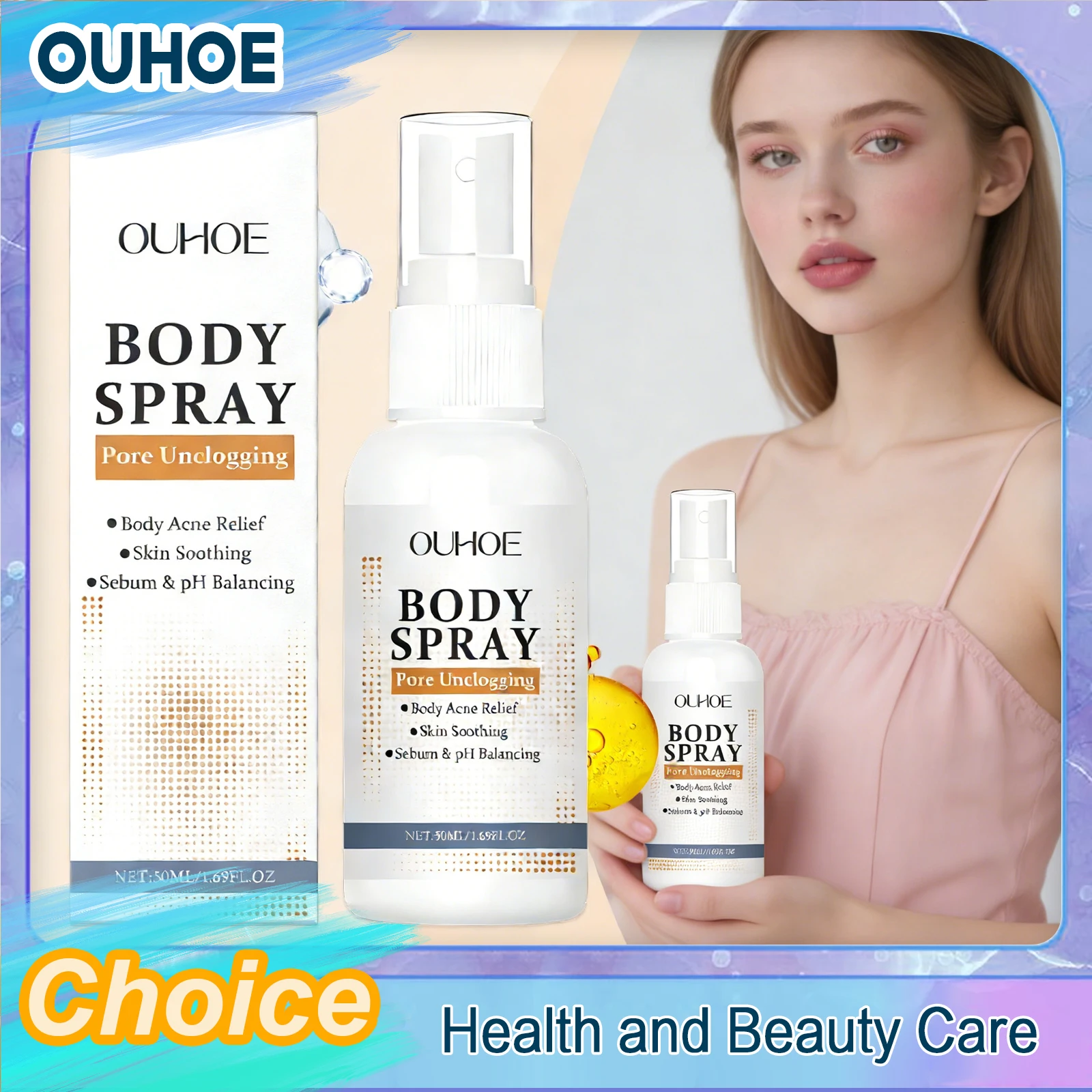 

Спрей для очищения тела: уменьшение акне, контроль жирности, осветление, смягчение, увлажнение, освежение, питание. Очищающий мист для кожи лица.