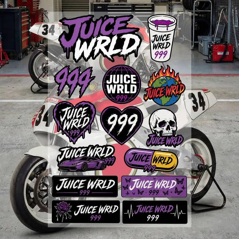 J-uicE- WRL-D- Wasserdichte Vinyl-Aufkleber für Auto Motorrad Fahrrad Skateboard Laptop Flasche Telefon