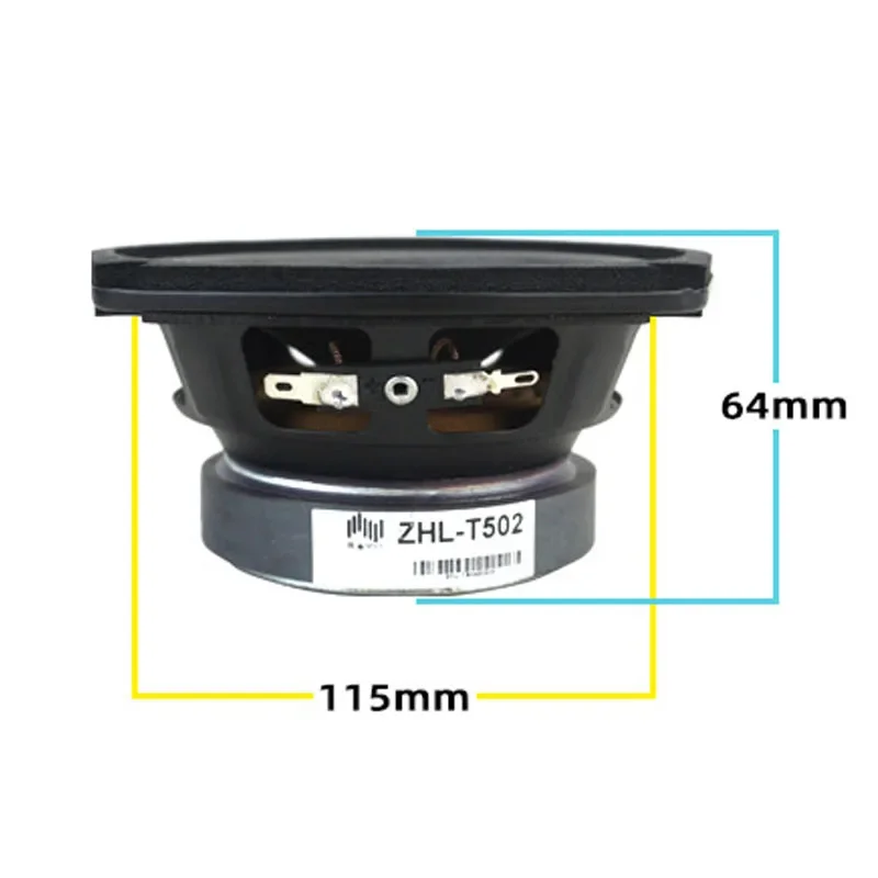 1pcs 5.25 Inch 8 Ohm 50W Audio Medium Woofer Speaker For Broadcast Conference Audiovisual Entertainment KTV Loudspeaker