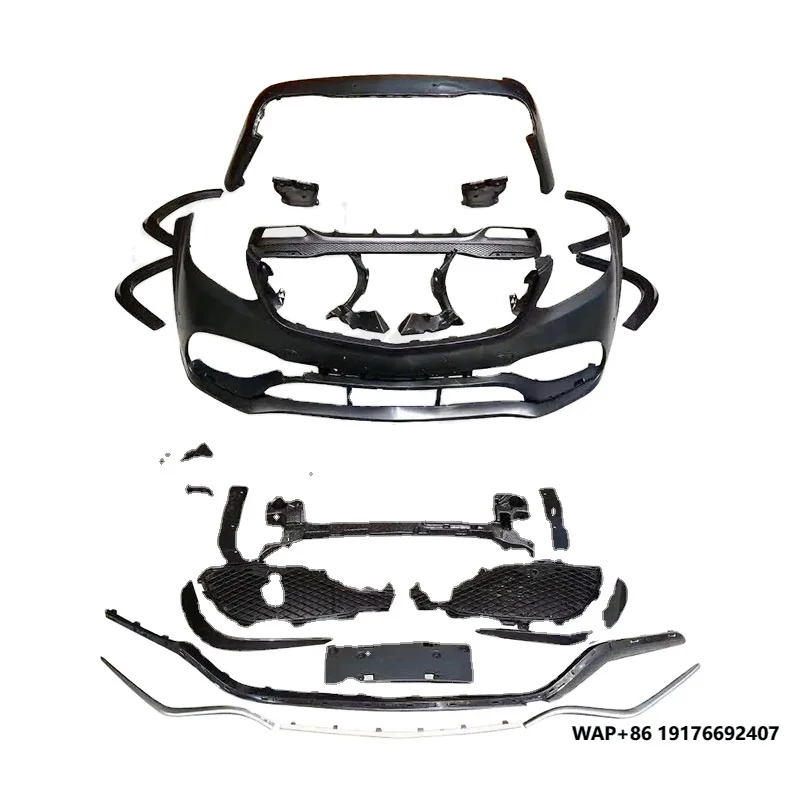 

PP Body Kit for Mercedes Gls GLS320 GLS450 GLS400 X166 Upgrade GLS63 AMG Front Rear Bumper Grill Bodykit
