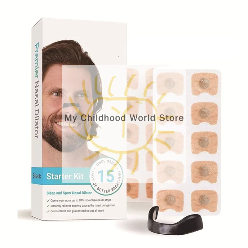 

Magnetic Nose Strips Intake Breathing Anti-Snoring Nose Clip Nasal Breathing Dilators Kits Increase Sports Air Improve Sleeping