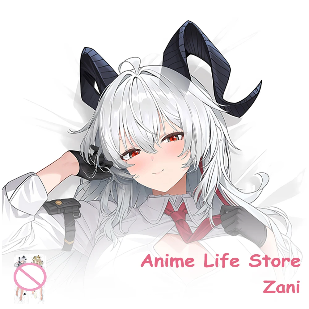 Cartoon Wuthering Waves Zani Body Dakimakura Pillow Cover Double-Sided Print Anime Cute Pillowcase Hugging Otaku Cushion Cover