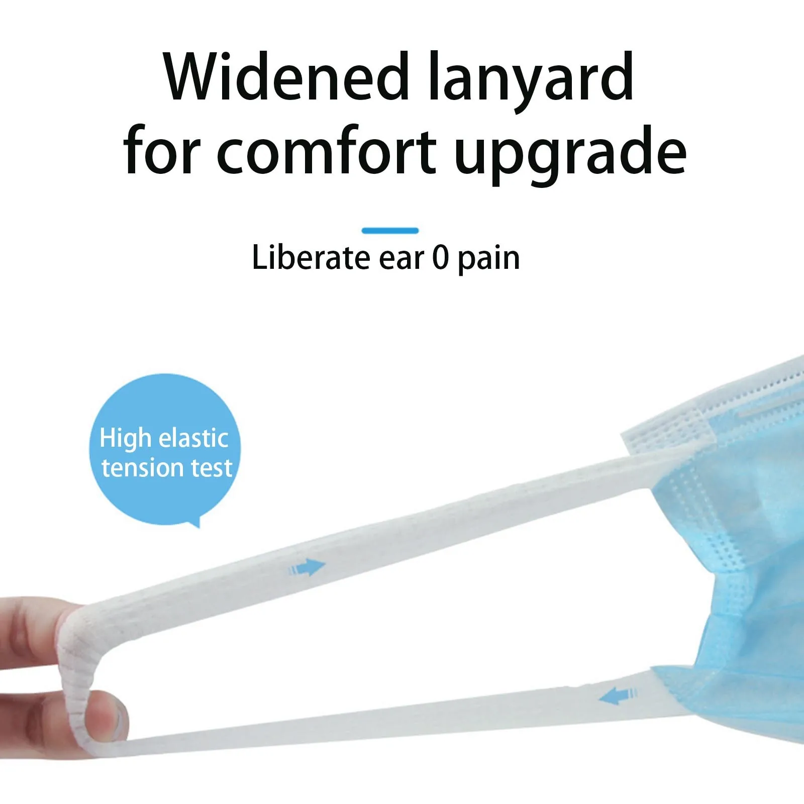 أقنعة الفم 3-layer المضادة للغبار Mascarillas المتاح أقنعة القماش غير المنسوجة مرونة الأذن حلقة قناع الوجه الواقي #4