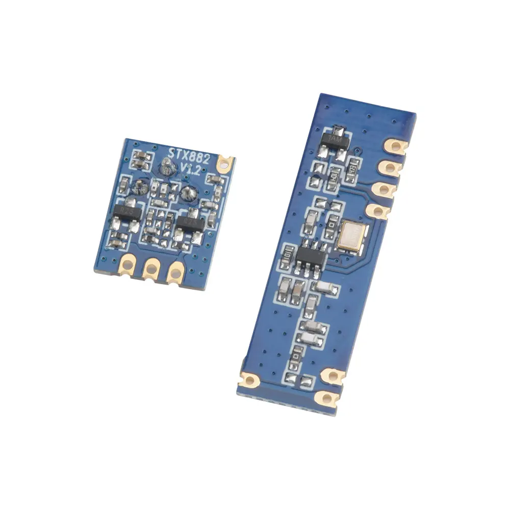 433MHz 100 Meters Wireless Module Kit ASK Transmitter STX882 + ASK Receiver SRX882 + 2Pcs Copper Spring Antenna