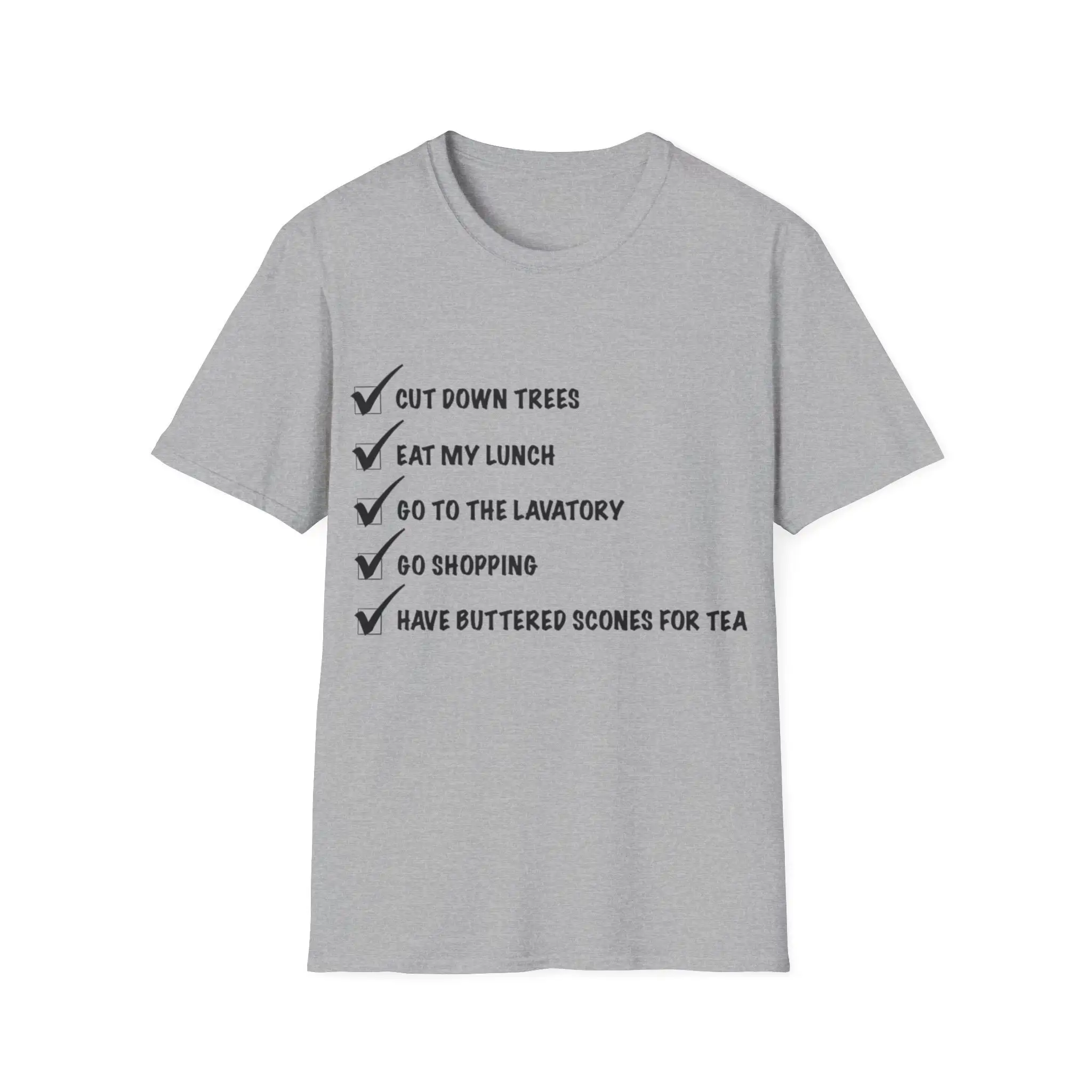 Monty Python Lumberjack Checklist T Shirt