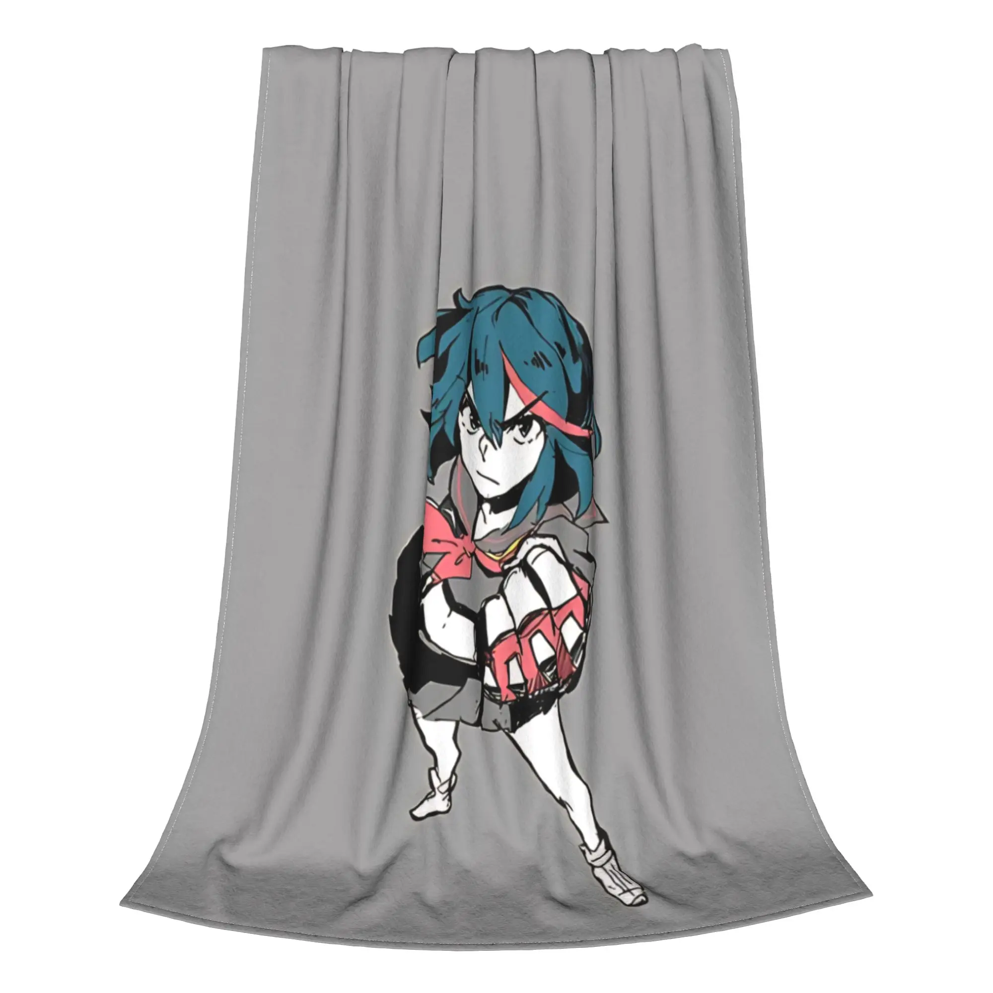 1PC punk combat Kill la Kill Home Room Decorations Winter Blankets For Adults Bedding Home Interior Sofa Knee