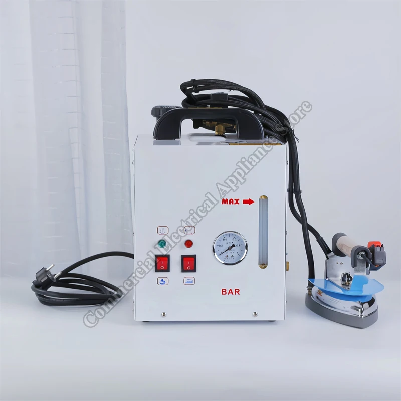 Electric Iron Industrial High Power Boiler Pressurized Ironing Equipments in Laundries Clothing Curtain Commercial Steam Iron