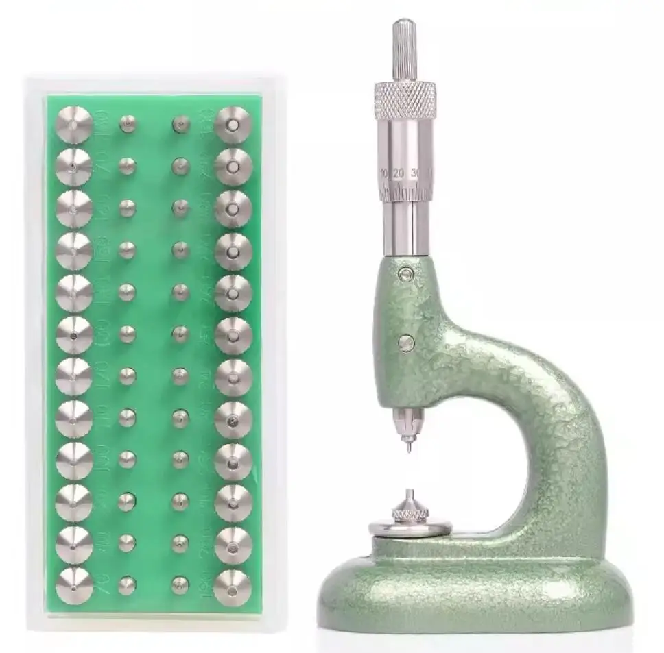 New Watchmaker Jewelling Tool With Micrometric Screw 4 mm&4 mm Watch Hand Installing and Fitting Tools Watch Installation