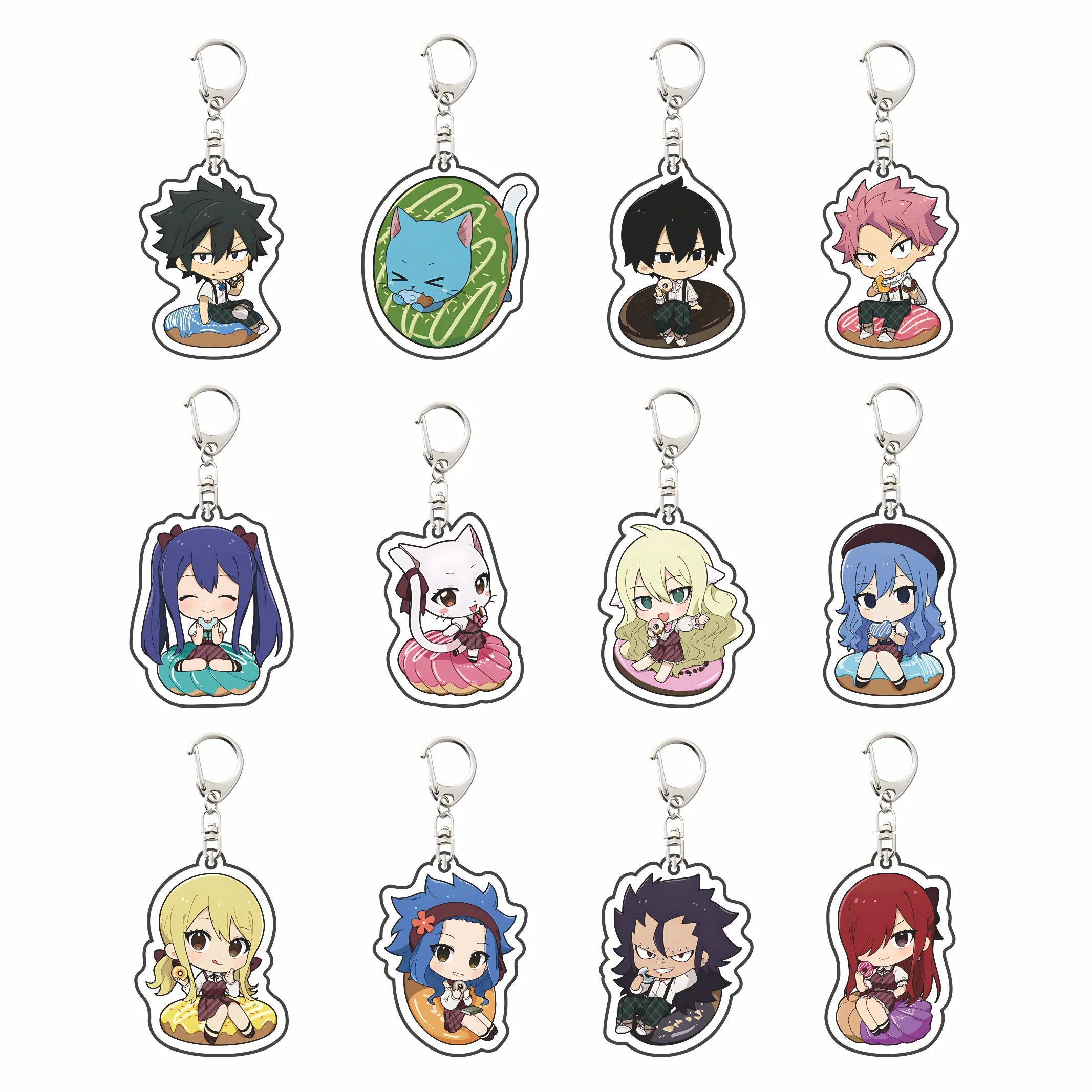 Anime FAIRY TAIL 100 YEARS QUEST 6cm Acrylic Stand Phantom Lord Tabletop Decorations Accessories Decor Gifts Key chain