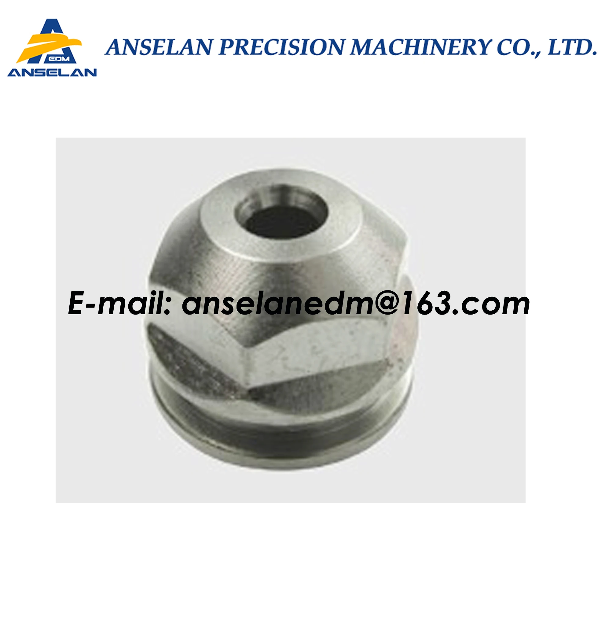 (2pcs) 200448672 edm Stainless Nut ID=3.5mm for Upper Guide for Robofil 1020,1020,2030 Charmilles Cap nut 24.54.411, 200.448.672