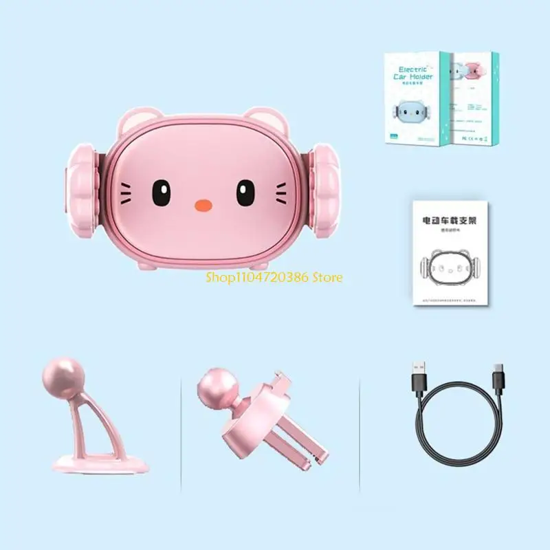 K0EA لطيف حامل هاتف السيارة العالمي لوحة القيادة تنفيس الهواء لحامل الهاتف الذكي