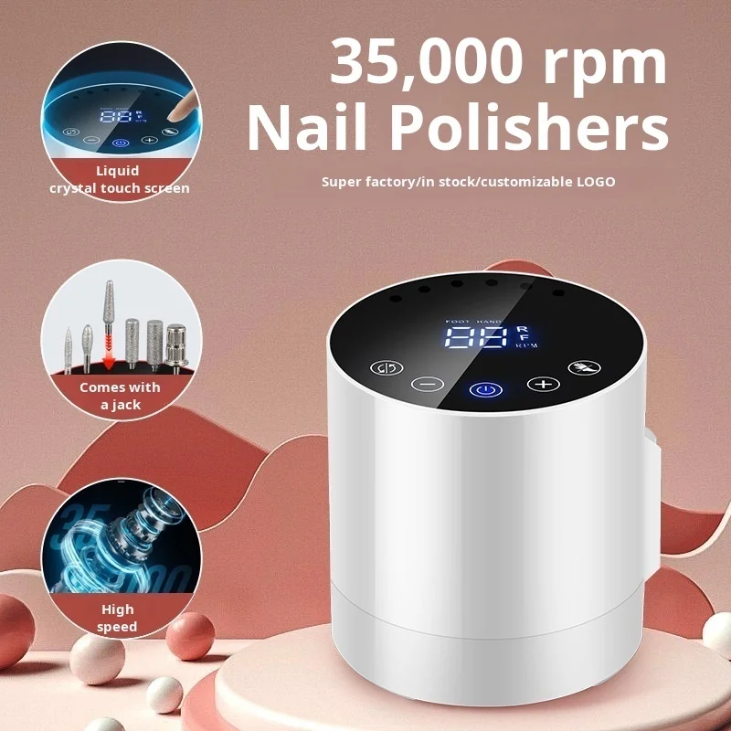 Professional Nail Polisher Wearable Fully Functional Tools