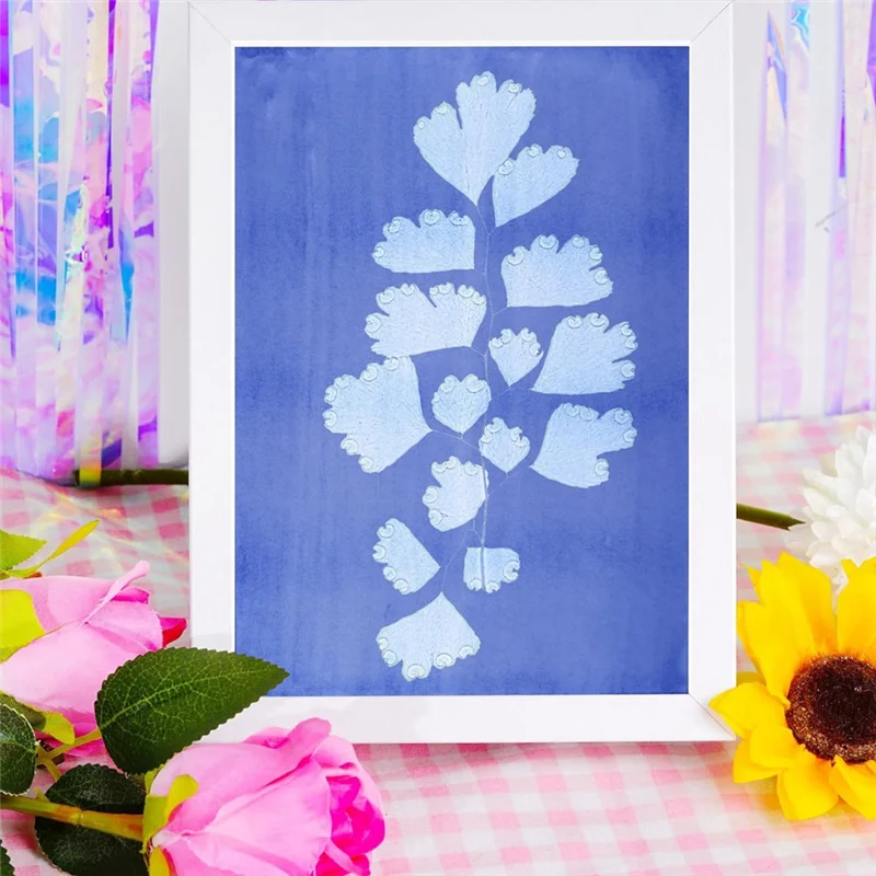 العميل المفضل 30 ورقة الشمس طباعة الورق أطقم Cyanotype ورقة A4 A5 طقم الطباعة الشمسية الشمسية ورق فني ورقة الشمسية للأطفال Adu
