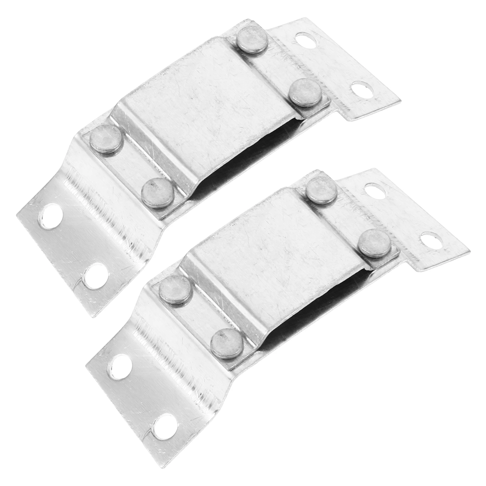 2 Pcs Headlight Fixed Device Flashlight Mounting Bracket Hard Hat Attachment Aluminum Alloy Clip Holder Hanger Work