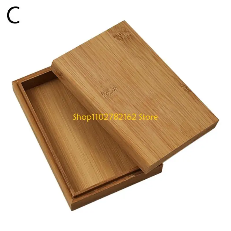 547B Playing Card Box for Case Table Board Deck Game Bamboo Cards Storage Box
