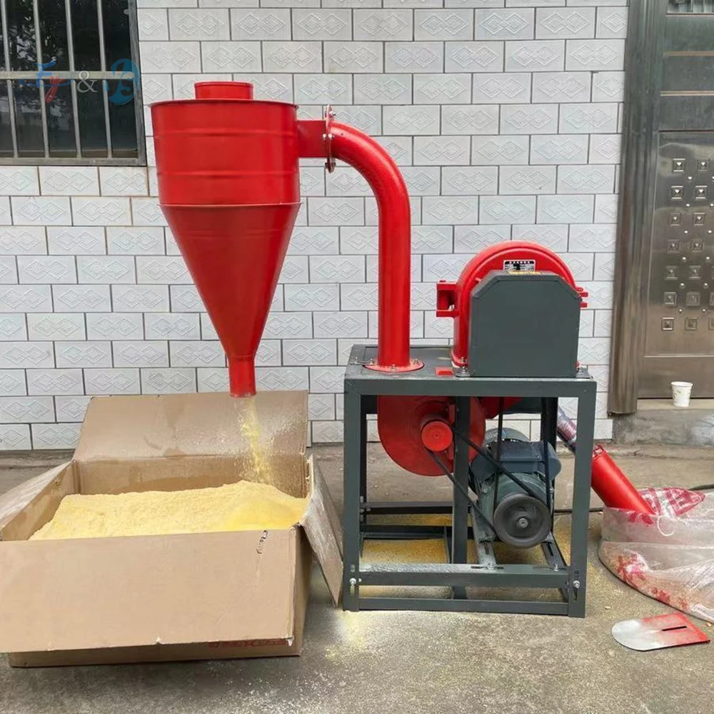 Corn Mill Grinder/Animal Chicken Pig Feed Rice Pepper Crusher/ Maize Milling Machine Self-priming Flour Mill