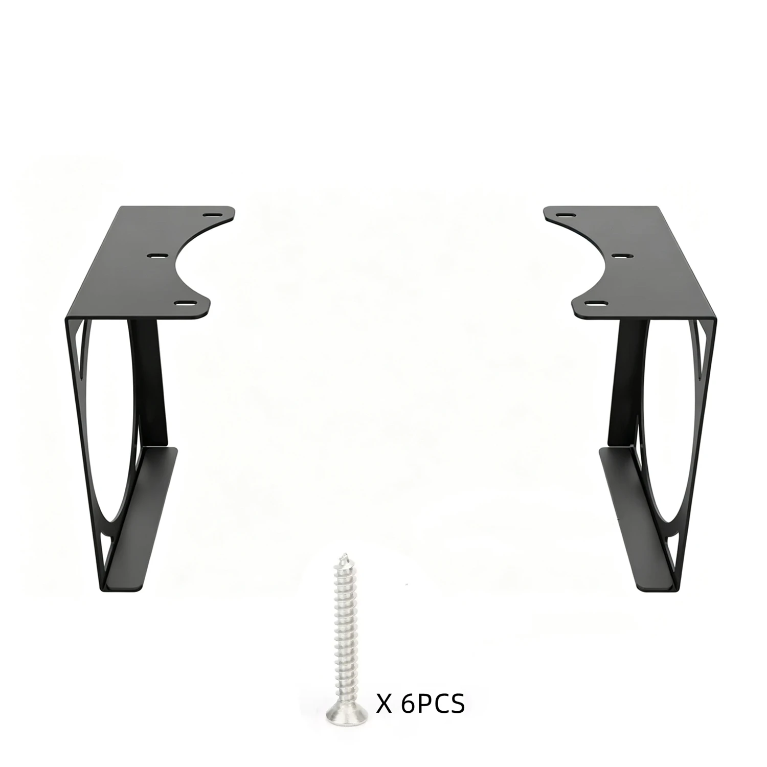 Under Desk Mount For Xbox Series X Console Space Saving Metal Bracket With Cooling Ventilation And Protective Padding Black