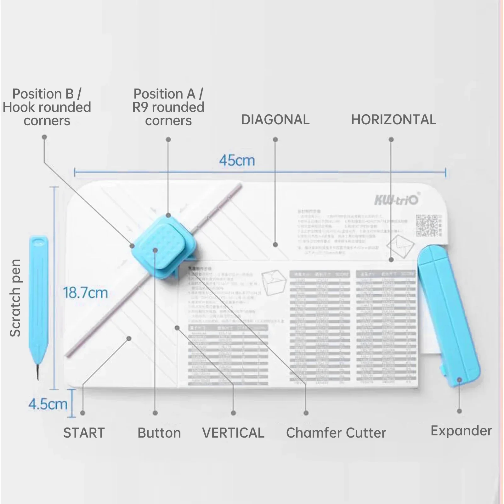 Cutter Making Gift Punch Envelope Board Paper DIY Box Scribe Pocket Embossing