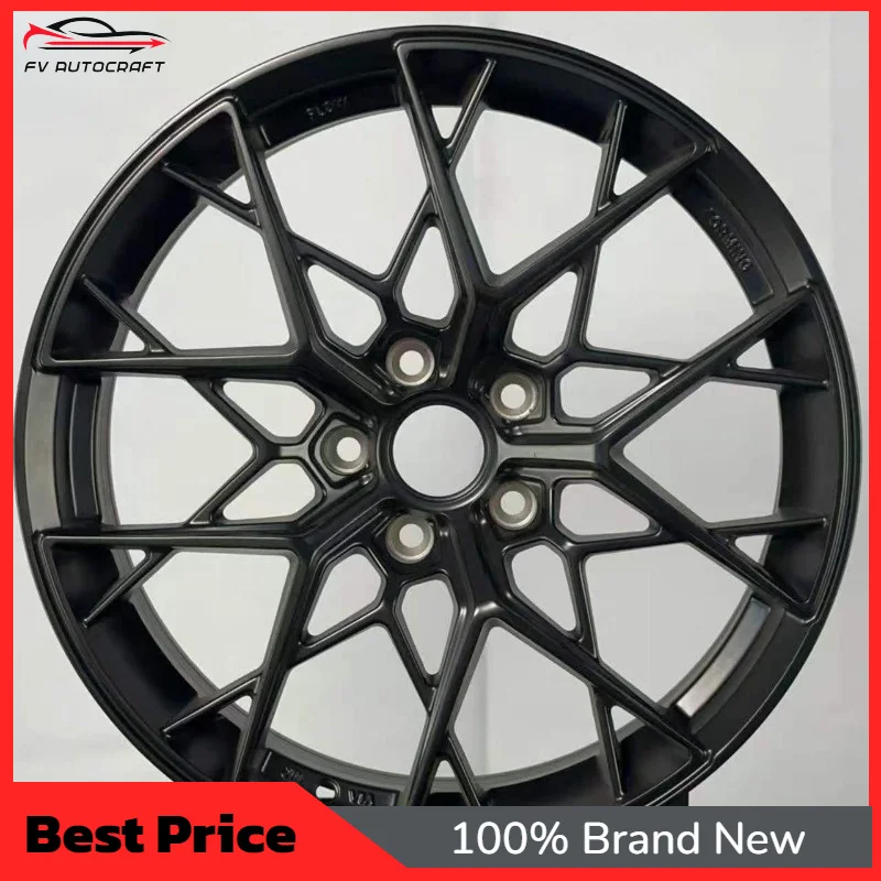 【2026】Factory Direct Price Forged Wheels Spider Web Mesh 18 19 20 21 22 Inch 5x114.3 Matte Gunmetal Performance Custom Hub Set R