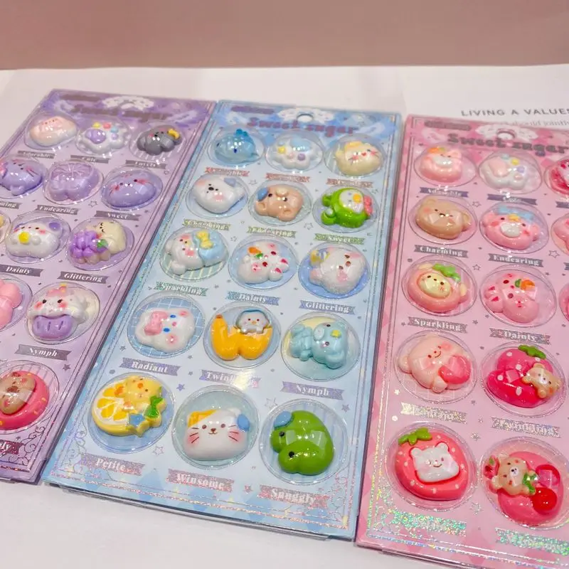 

24 шт. наклеек с рок-музыкой, вельветовые, милые, креативные, декоративные, в стиле Ins, высококачественные, случайные наклейки для творчества.