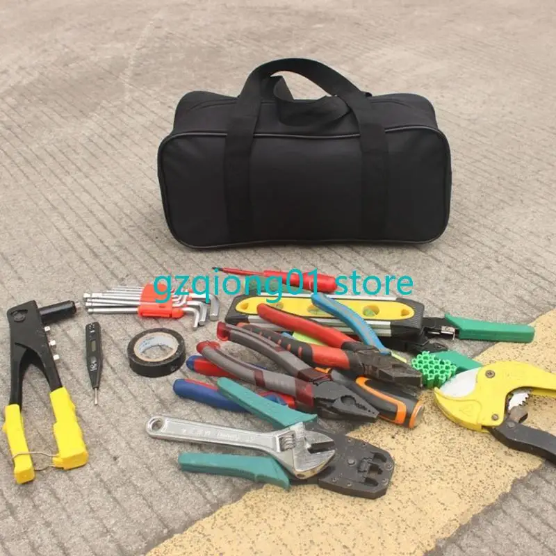 

K3NA Portable Tool Bag for Men Wide Opening Tool Storage Oxford Cloth