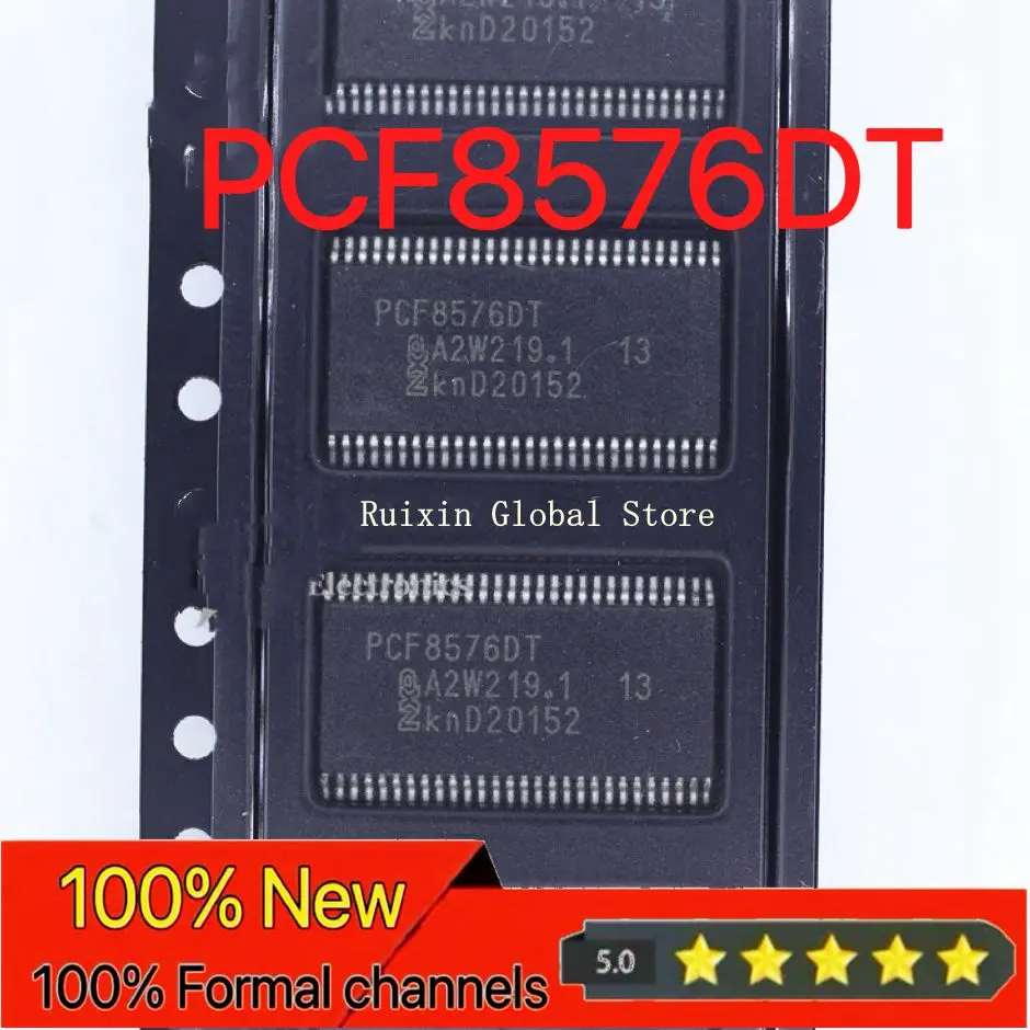 【5PCS】Brand new original PCF8576DT PCF8576 SMT TSSOP-56 display driver IC chip