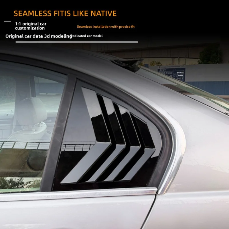 

For BMW 3 Series E46 M Sport 1998 2005 Rear Quarter Window Louvers Car Window Shades Stickers Auto Exterior Decoration Upgrade