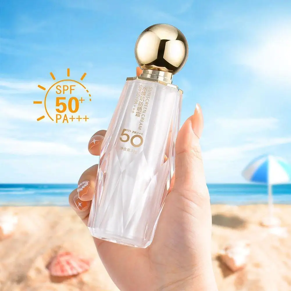 SPF50+  Anti-ultraviolet Rays Relieve Sunburn Sun Red Repair Skin Moisturizing Whole Body Sunscreen 30g