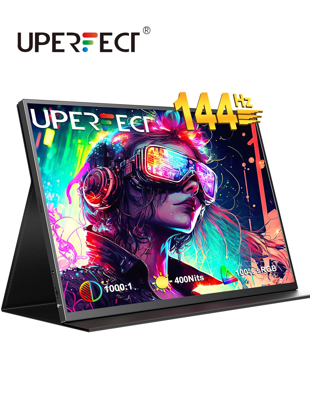 

UPERFECT UGame B118 100% DCI-P3 2K FreeSync Portable Monitor 144Hz Gaming Display With HDR For Switch Steam Deck PS4/5 XBOX ONE