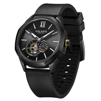 CADISEN 2021 Men's Mechanical Watches MIYOTA 82S5 Tourbillon Hollow Out Male Watch Luxury Rubber Strap Luminous Watch For Men