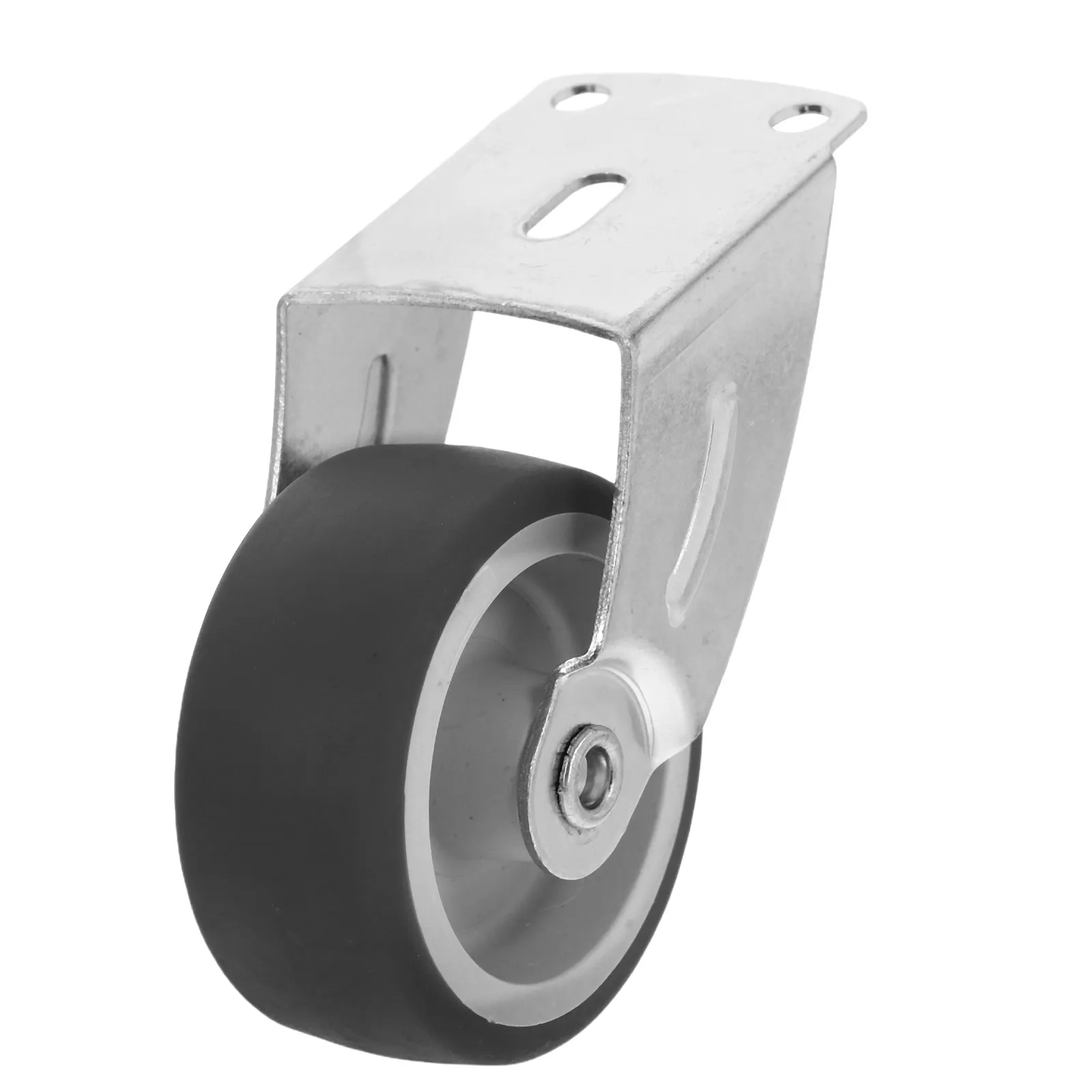 Universal Sliding Door Guide Wheel Anti-Sag Gray Bottom Support Wheel Screws Included for Barn Doors Smooth Operation Sliding