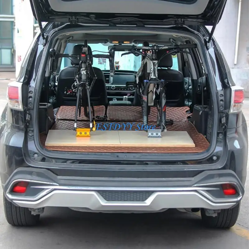 

G6DE Quick Release Fork Mount Bike Block Aluminum Alloy Bike Block Fork Mount