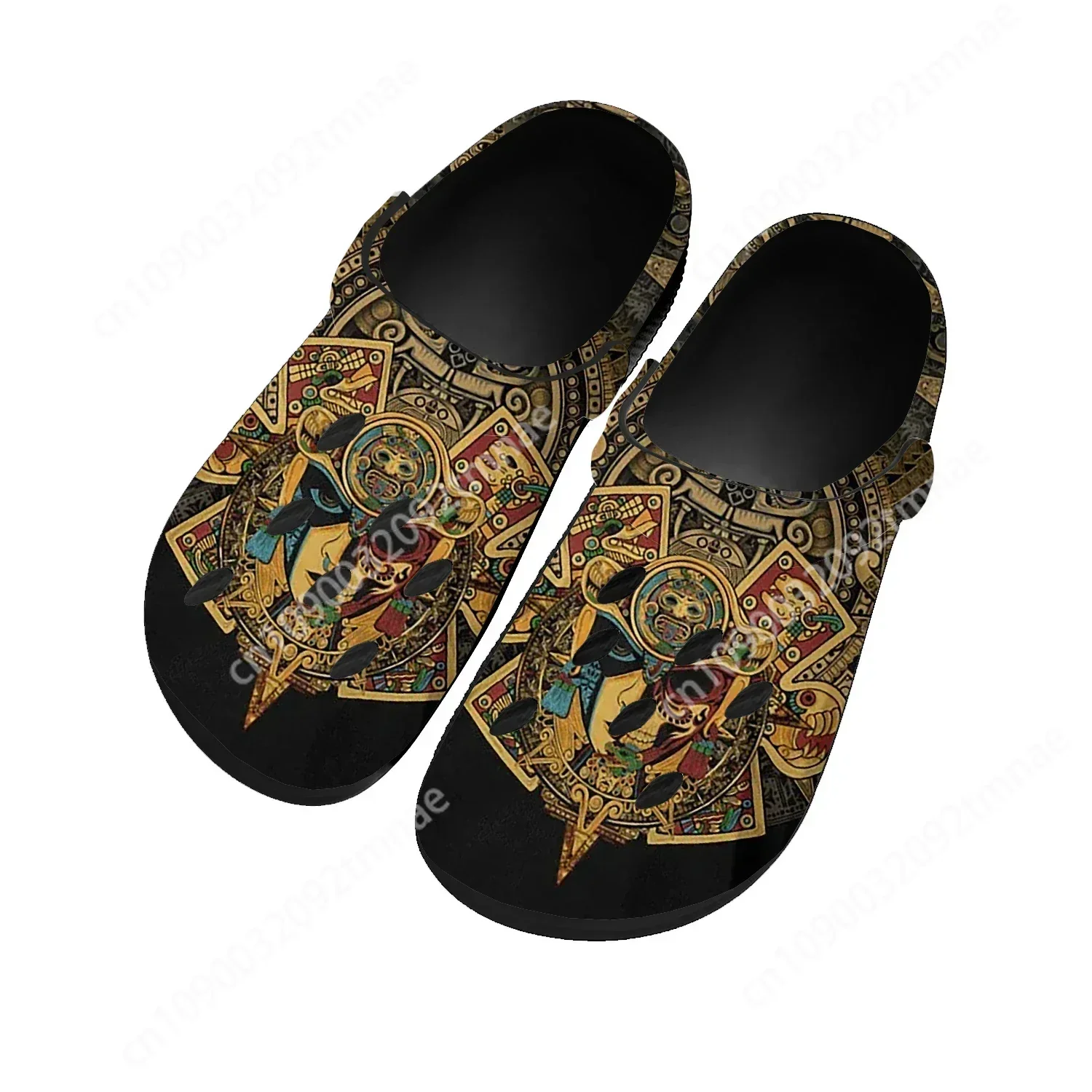 Mexican Aztec Quetzon Home Clog Mens Women Youth Boy Girl Sandals Shoes Garden Custom Made Breathable Shoe Beach Hole Slippers