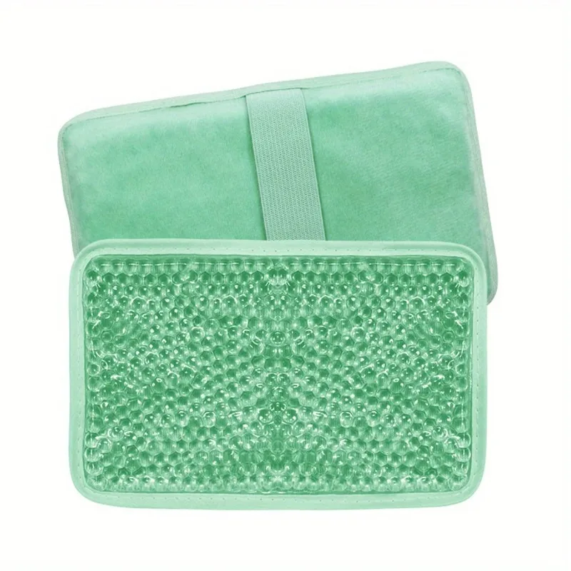 قناع العين للعلاج البارد والساخن، عبوة ثلج جل قابلة لإعادة الاستخدام، وسادات تبريد للعين والوجه والرقبة للإصابات الرياضية والاسترخاء في العين