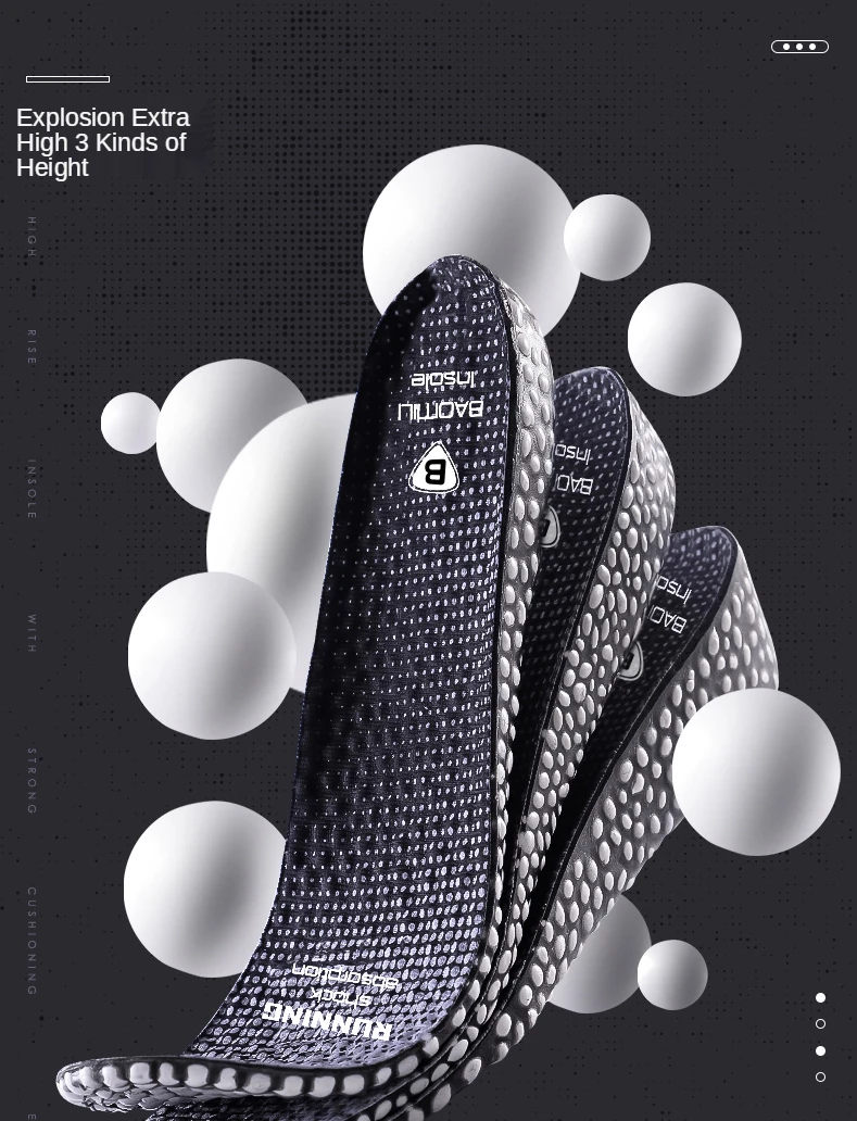 1 Paar Erhöhungs-Einlegesohlen aus Memory-Schaum, Sport-Einlegesohle, Deodorant, atmungsaktives Kissen, weich, schützt orthopädische Einlegesohlen, Unisex – Detail 4