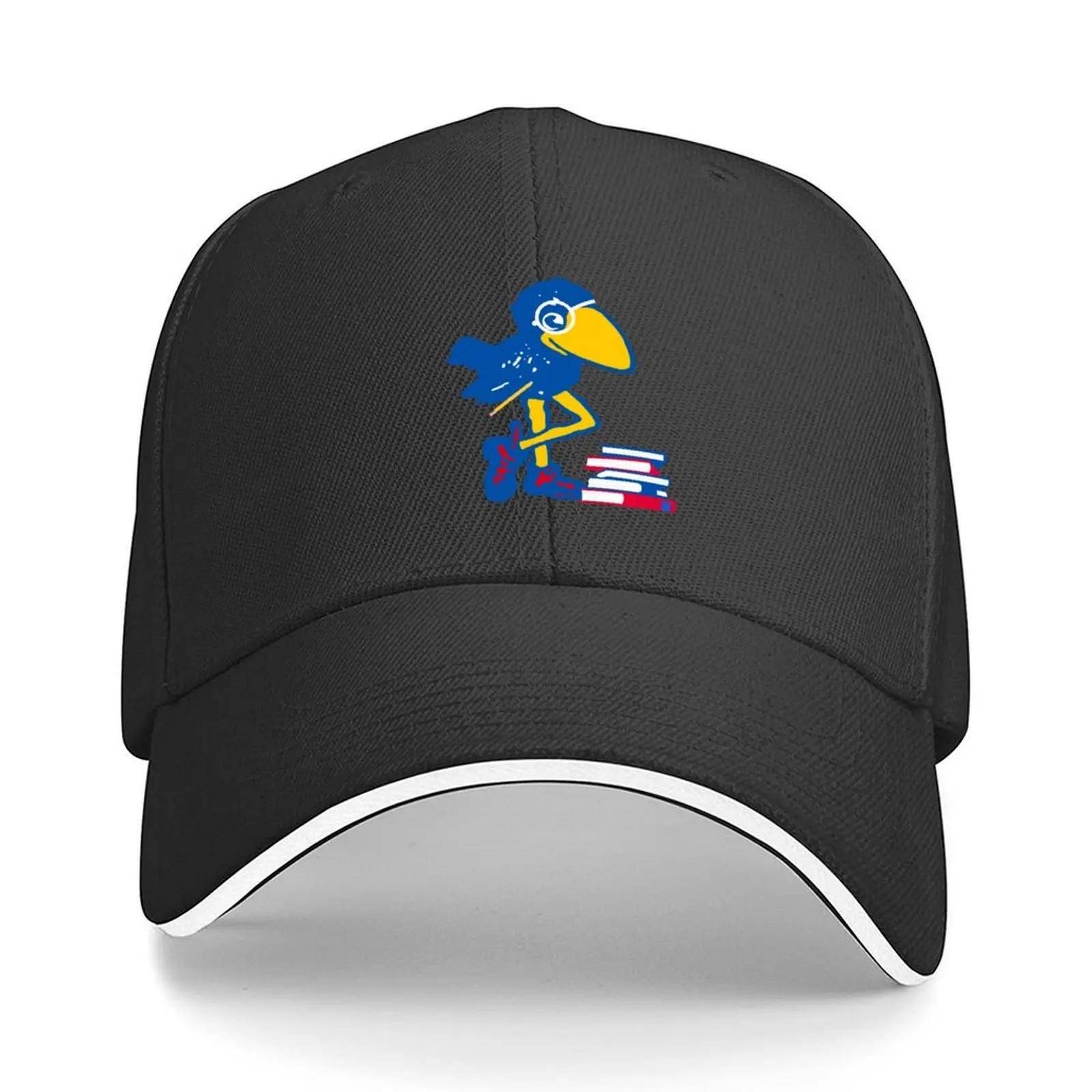 

KU Jayhawk Nerd 1912 Jayhawk (2022 Design) Baseball Cap Rugby tea Hat western Hat New Hat Baseball For Men Women's