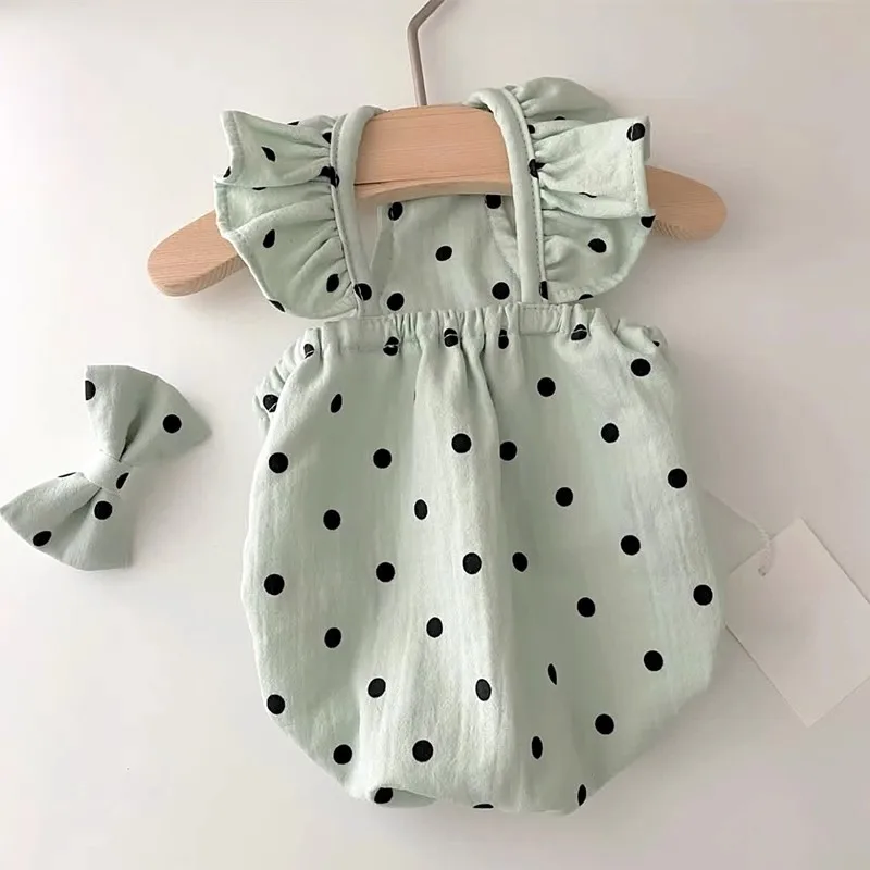 Summer Dot Pet Suspenders Dog Dress Luxury Puppy Skirt Chihuahua Bichon Small Dog Vest Dog Apparel Cat Clothinggirl Dog Clothes view 2