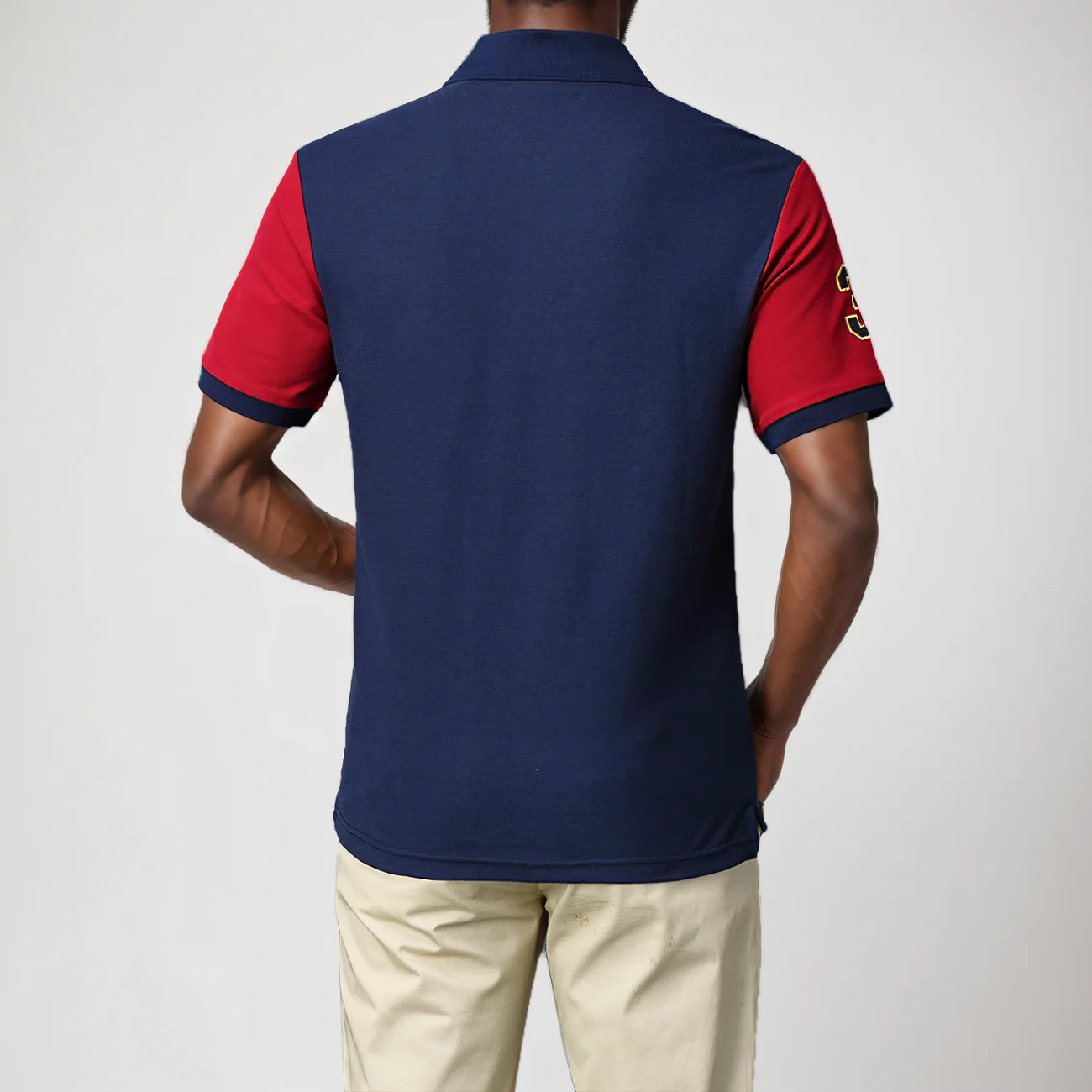 Men's Polo Shirt MIRACLE Embroidery Stitching Color Contrast Classic Fashion Original Design Polo Collar Pure Cotton Breathable