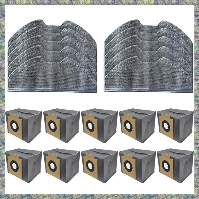 

WON Compatible For Eufy X8 Pro /X10 Pro Omni Robot Vacuum Replacement Mop Pads Dust Bags Spare Parts Accessories