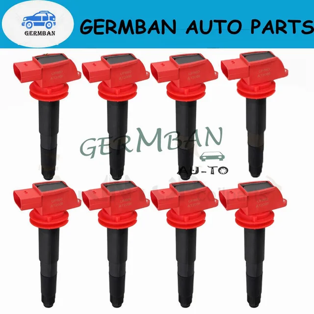 94860210412, 94860210413, UF660 8Pcs pakiet cewki zapłonowej do 2008-2018 Porsche Panamera 3.6L V6 Cayenne S Panamera 4.8L V8