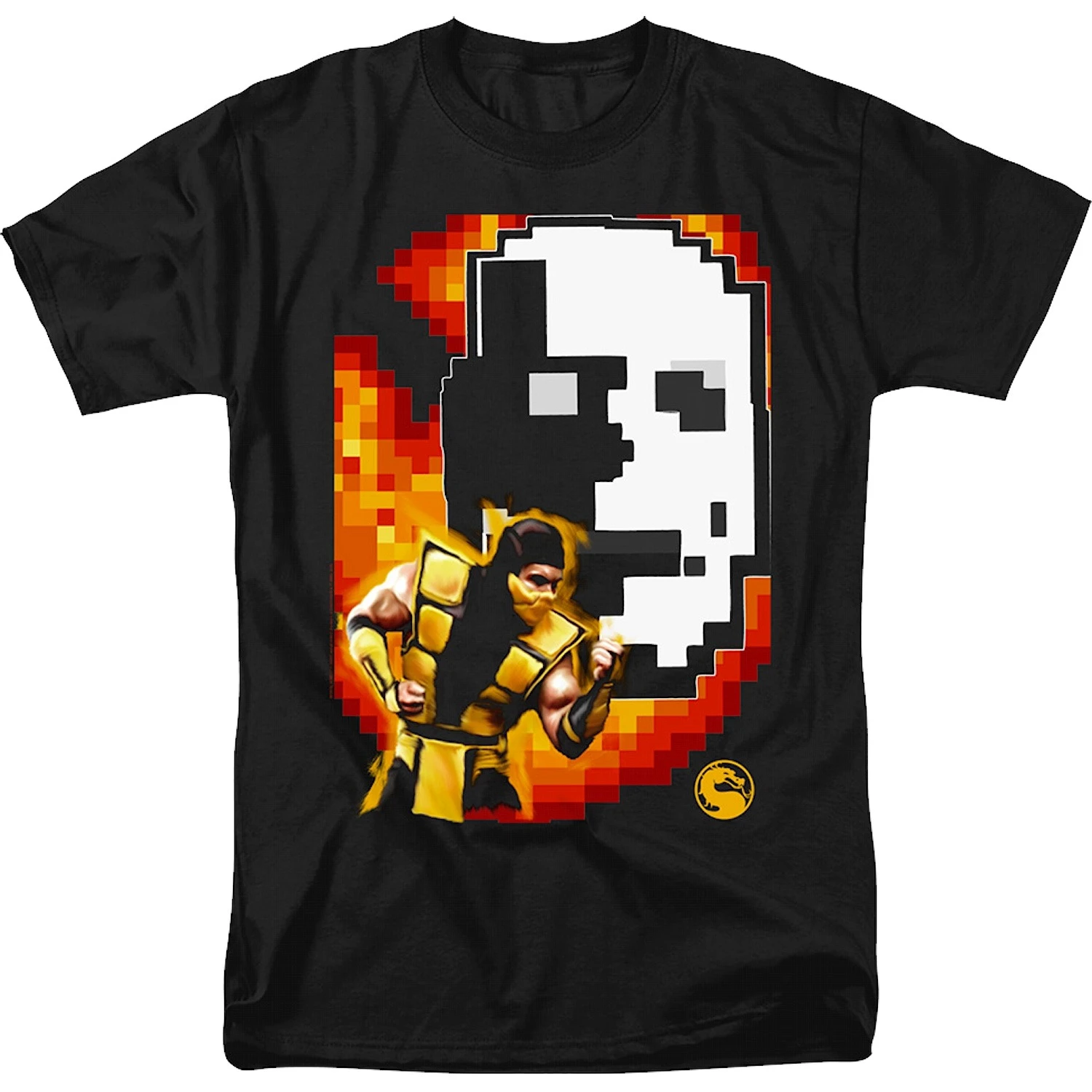 Y2k 1992 Mortal Kombat - Real Fighting Game Mortal Combat - Combat Battle Game Joint Design Short-Sleeved T-shirt